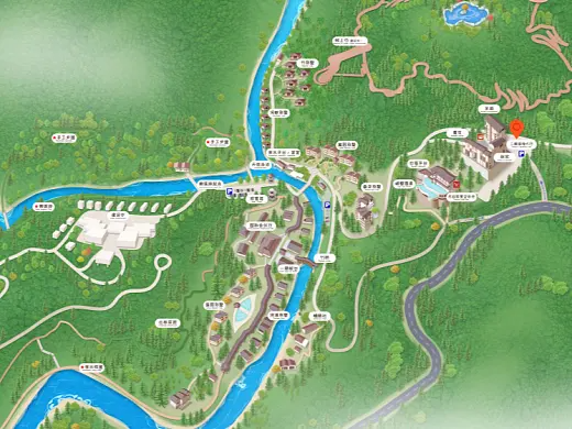 卢氏结合景区手绘地图智慧导览和720全景技术，可以让景区更加“动”起来，为游客提供更加身临其境的导览体验。